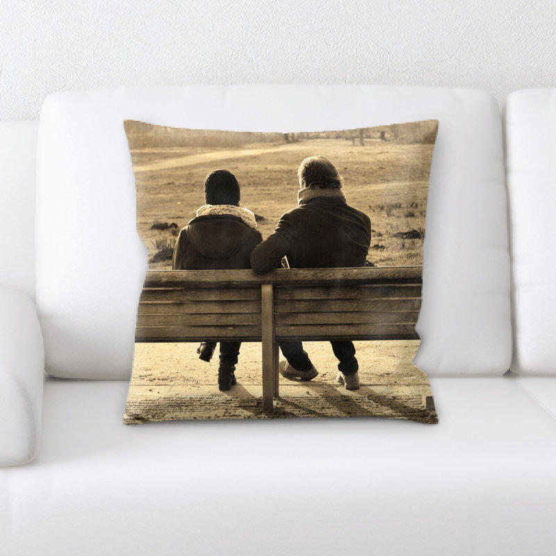 Microsuede Throw Pillow