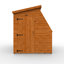 6 ft. W x 8 ft. D Solid Wood Shiplap Pent Garden Shed
