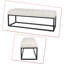 Banc rembourré en similicuir Jasier-132540031