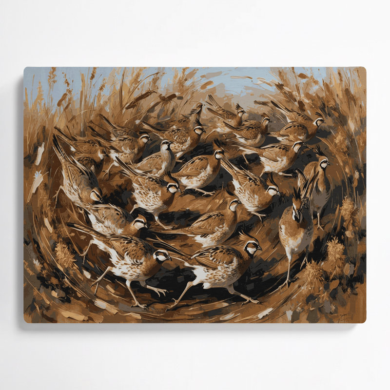 Oiseaux, art mural brun brun en métal, H 11 po x l 14 po