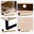 19.7" Tall Tv Stand With Drawers And Open Storage For Tv Up To 80"-189910698