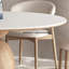 Ensemble de chaises rondes en bois massif-100613738