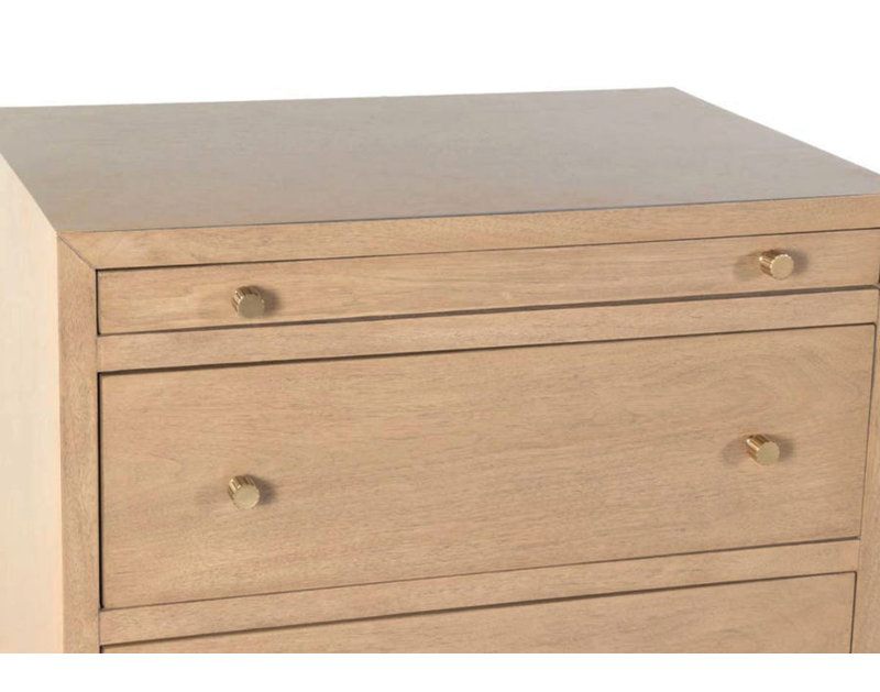 Brooklyn 4 - Drawer Solid Wood Nightstand