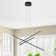 Maritza 3-Light LED Modern Chandelier Line Pendant Light Remote Dimmable