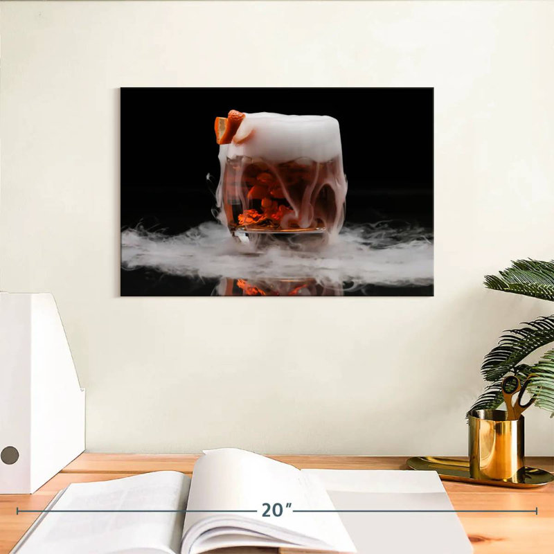 Cocktail de glace sèche Yarlin, H 8 po x l 12 po