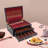 Wooden Silverware Storage Box With Handle
