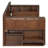 Full Size Daybed with Removable Desk, Storage Drawers & Hydraulic Side Table-205546037-205546035