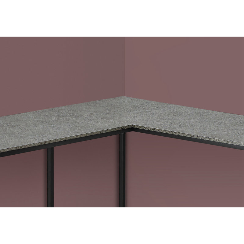 Bureau d'ordinateur, Gris/noir