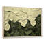 Jacovian abstrait crème vert pétale danse I - abstrait grand art mural-663778370-663778373-691709778