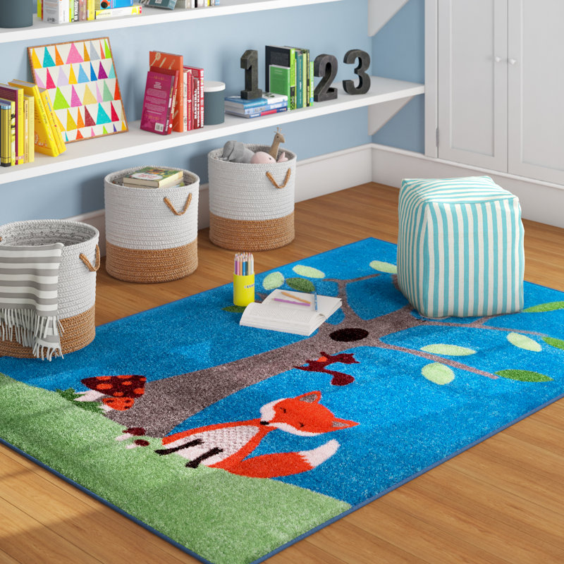 Tapis bleu Fremont, Rectangle 3 pi 3 po x 5 pi