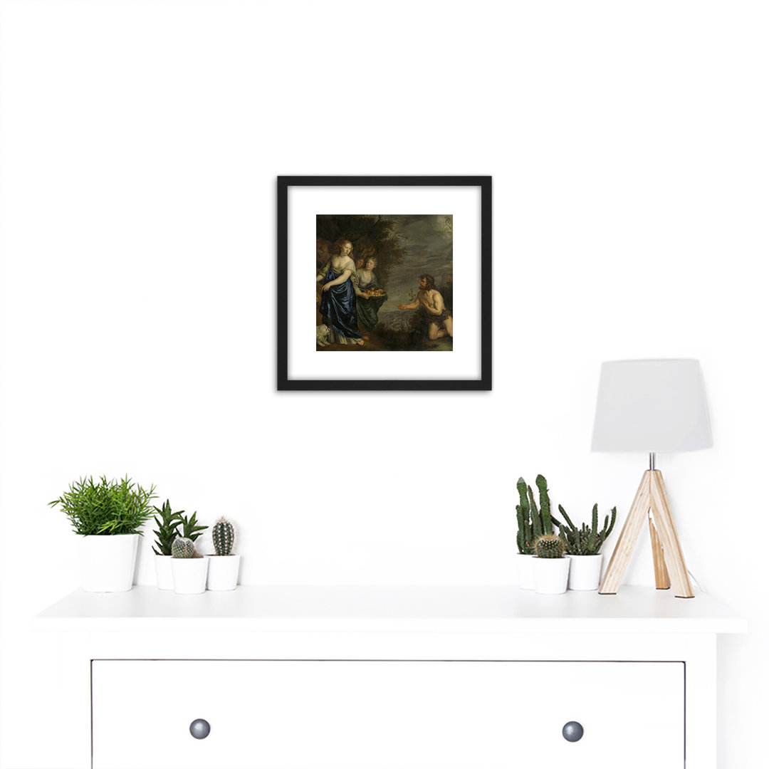 Odysseus Nausicaa by Von Sandrart - Single Picture Frame Painting