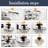 Black Semi Embedded Pendant Light Fixture-465444900-465444899
