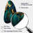 Abstract Geode Marble Green And Gold - Marble Unique Shape Metal Print, Gold Asymmetrical Metal Wall Art-105584620
