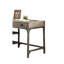 Bureau d'écriture en métal argenté antique-111949670