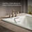 Tea-for-Two 60" x 32" Drop In Whirlpool Porcelain Enameled Cast Iron Bathtub with Heater-51704233-125076006