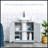 Kleankin U-Shape Cut-Out Pedestal Sink Storage Cabinet With Adjustable Shelf, Gray-1144904366