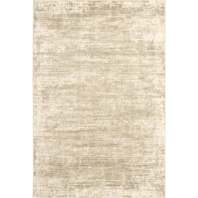 Distressed Abstract Non Slip Washable Area Rug(4'X6', Brown)