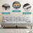 Adjustable Loveseat Sleeper With Retractable Cup Holders-2098208306