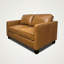 Causeuse faite à la main 100% cuir avec ressorts et coussins en mousse attachés à la main 61 po Sierra-378257313-378257324-378257326