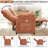 34" Chenille Power Recliner Chair with Side Pockets, Stepless Remote Control, Small Space Electric Recliner, 350 lb Capacity-2064714039