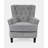 Ines 33" Wide Tufted Polyester Blend Armchair-324273148