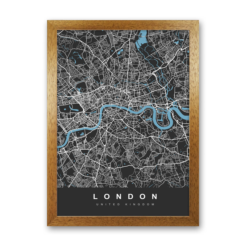London III - Print, 34cm H x 25cm W x 3cm D, Brown Paper