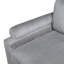 Ensemble modulaire 5 pièces 5 pièces Modulaire Velours côtelé gris 2X Fauteuils 3X Sièges d'angle Coussins doux
