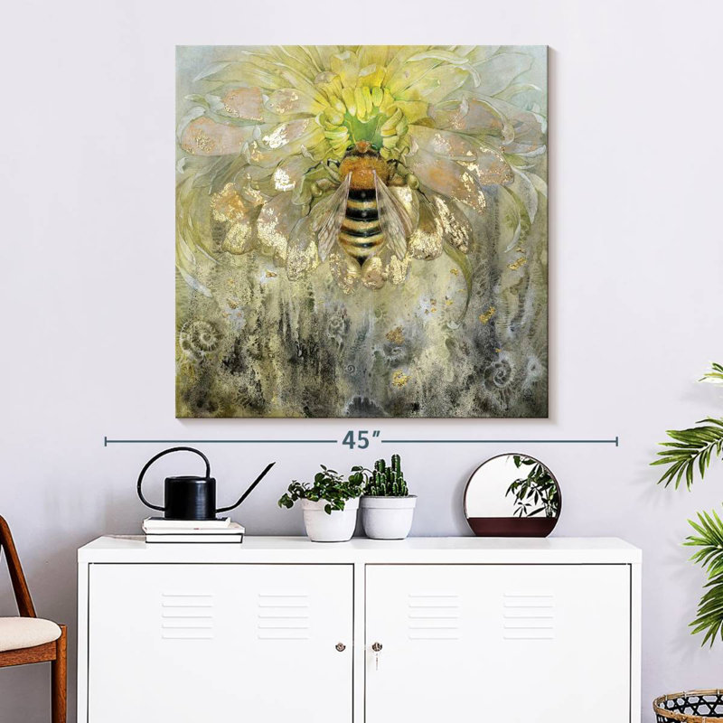 Insecte - abeille, H 33 po x l 33 po