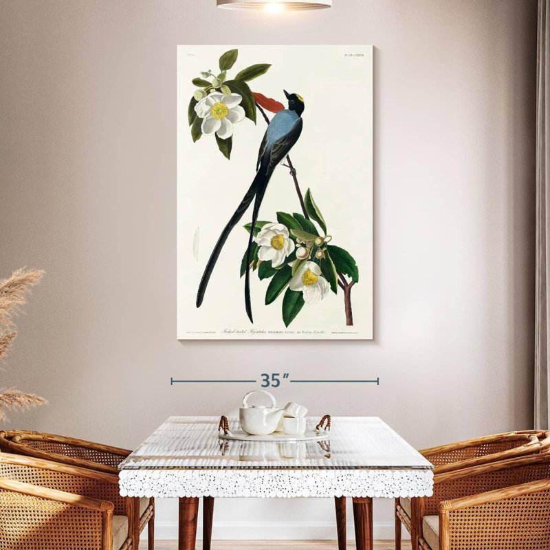 Brampt Fork-Tailed Flycatcher, 51" H x 34" W