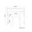 Commode simple en bois massif