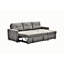 Canapé-lit modulaire convertible en L convertible, meubles d'appoint élégants, canapé-lit escamotable pour petits espaces et salons, gris