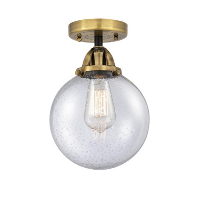 Glass LED Semi Flush Mount