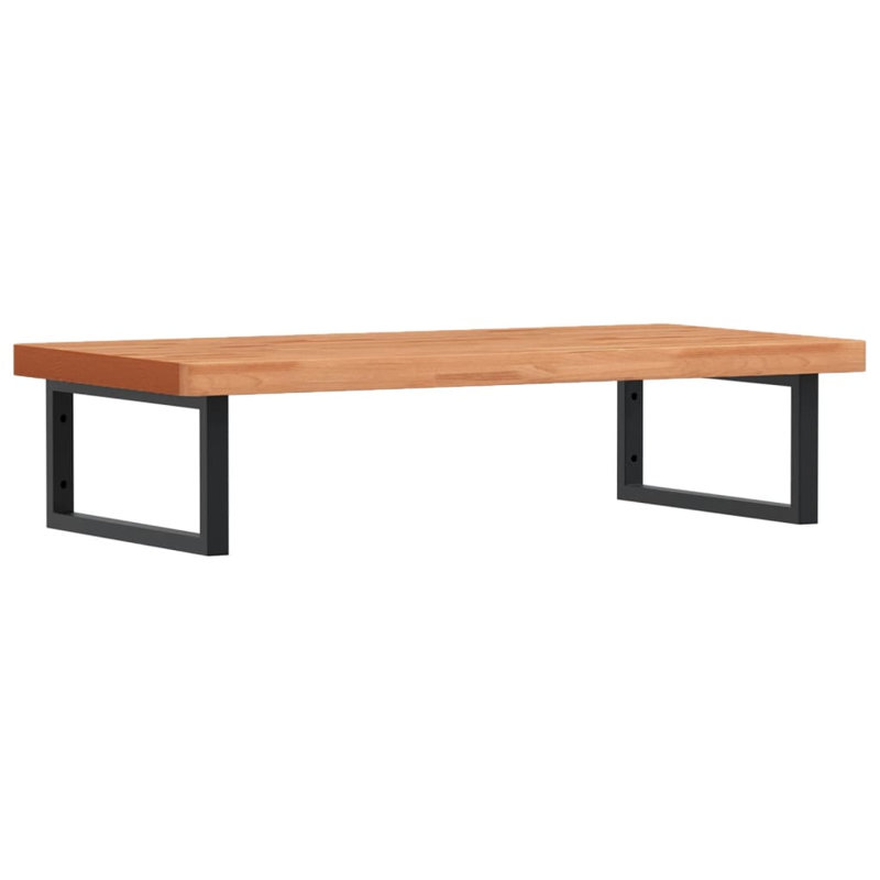 Briea 100cm Solid Wood Bathroom Vanity Top, Beech/Black