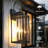 24 in. 3-Light Outdoor Wall Lantern with Clear Glass-1006050326-883734667