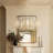 5 - Light Dimmable Glass Drum Chandelier