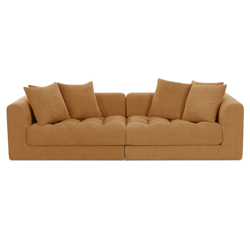 Davie Modular Sofa Golden Yellow, Yellow