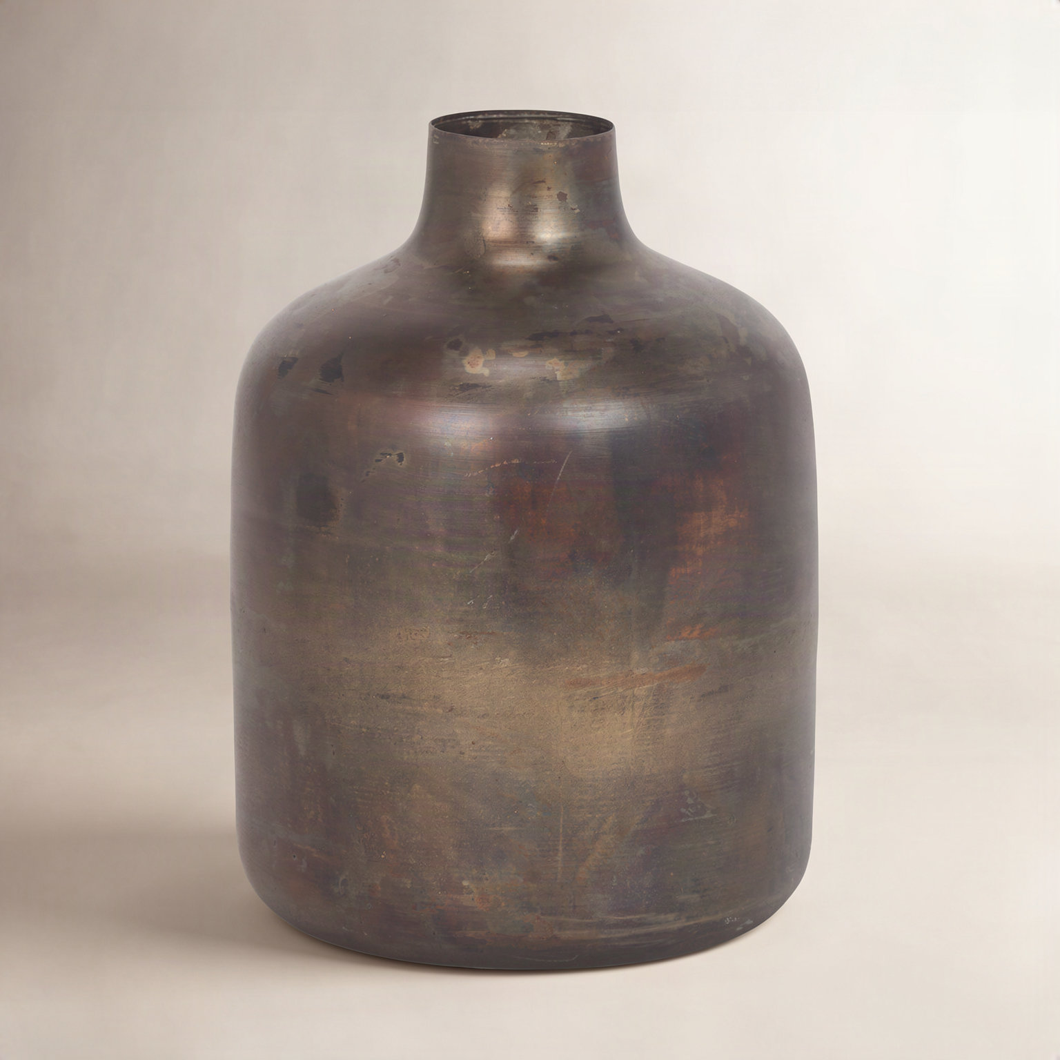 Bantice Metal Table Vase, 8.66" H x 6.3" W x 6.3" D