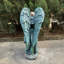 34 po Grande statue d'ange en deuil avec piédestal-130629077