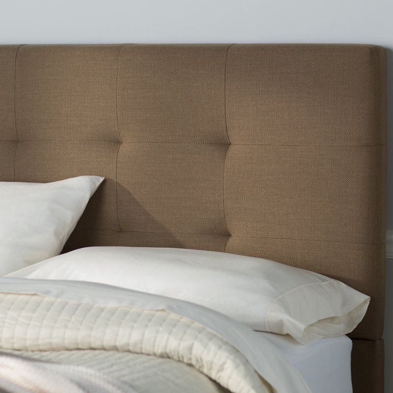 Tête de lit en tissu d'ameublement Bulfinch, Simple, Pacane Grenwich
