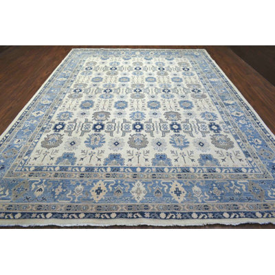 Transitional One-of-a-Kind Rectangle 9'9" X 13'6" Wool Area Rug