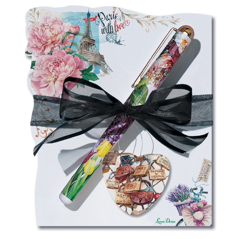 From Paris with Love Die-Cut Notepad