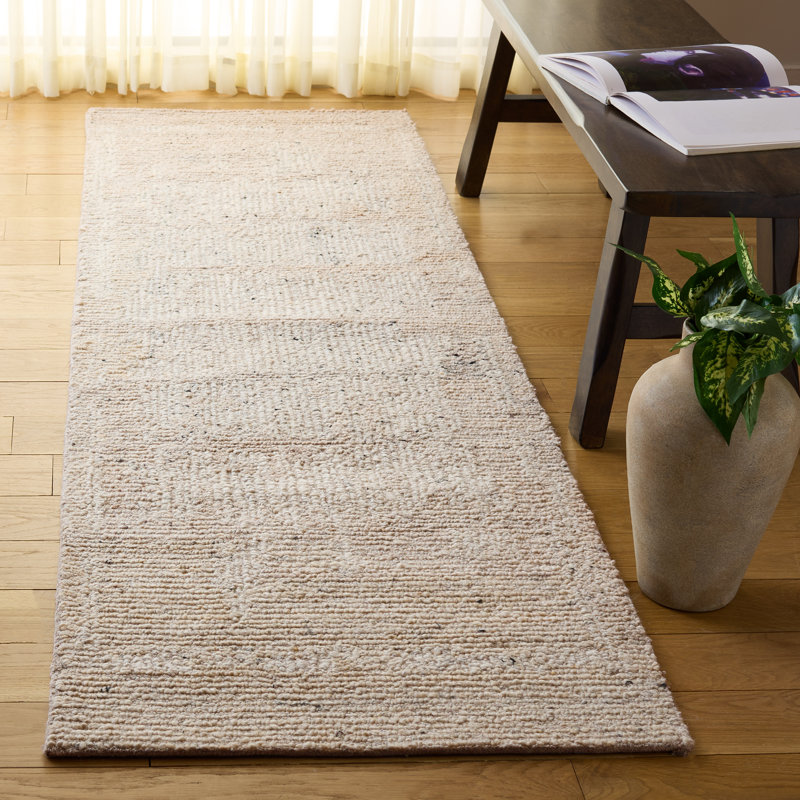 Pine 114 Hand Tufted Wool Pile Abstract Rug, Runner 2'3" x 8'