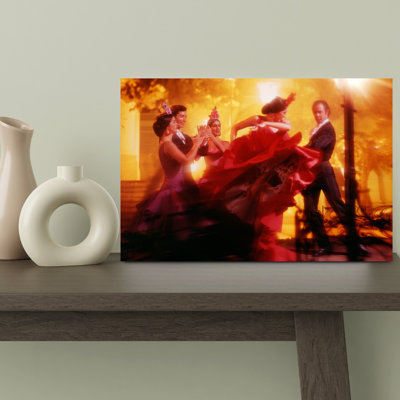 1980s, groupe de chanteurs de danse flamenco, art mural contemporain