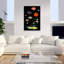 Lanternes, paysage contemporain abstrait, reproduction d'art murale-1385515608