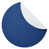 Bleu cobalt / blanc