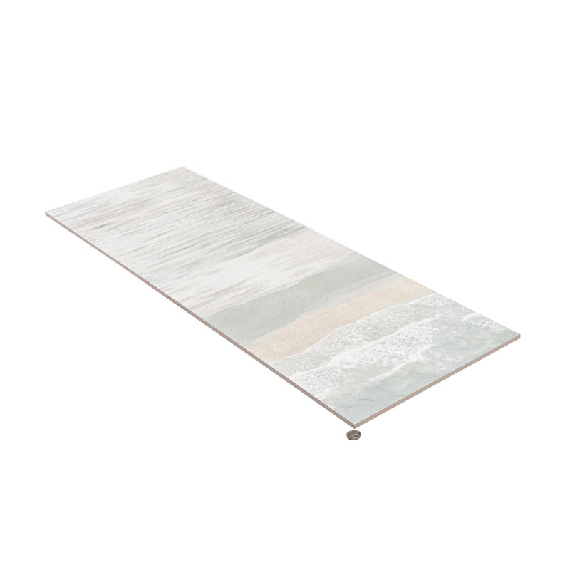 Grand carreau mural 16 x 48 po Ivory Misty