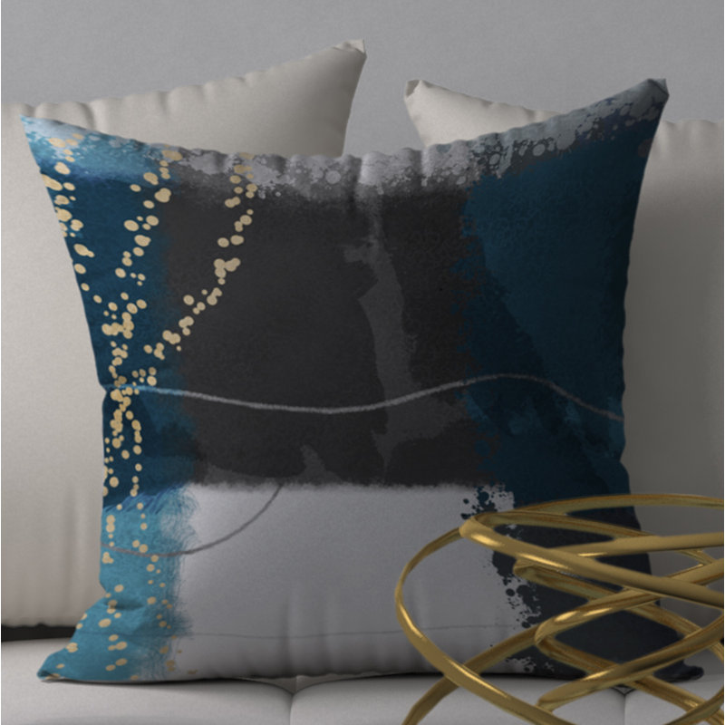 Reversible Throw Pillow, 18" x 18"
