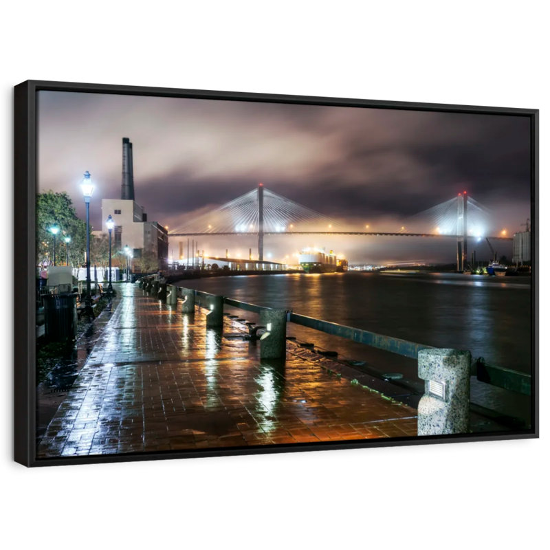 Impression sur toile Savannah Boardwalk, H 29 po x l 43 po