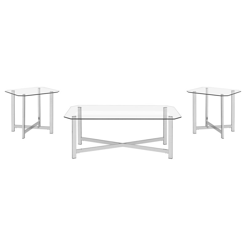 Ensemble de tables basses 3 pièces Linda