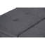Repose-pieds de rangement pour table basse contemporaine en cuir végétalien l 36 po Dover-691848310